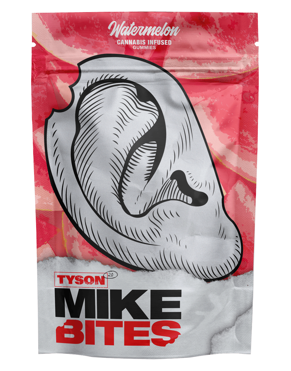 Tyson 2.0 | Mike Bites | Watermelon Gummies | 100mg | 10ct | 10mg/ea