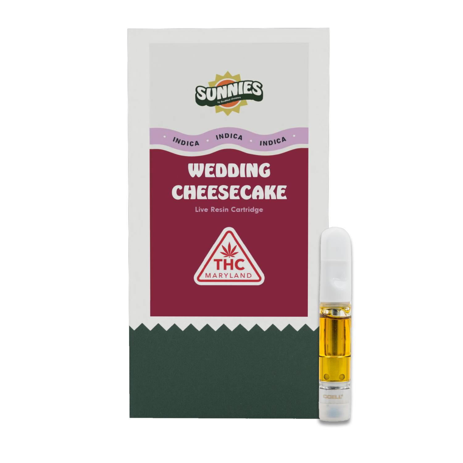 Wedding Cheesecake Live Resin Cartridge 0.5g at Sunburst Pharm