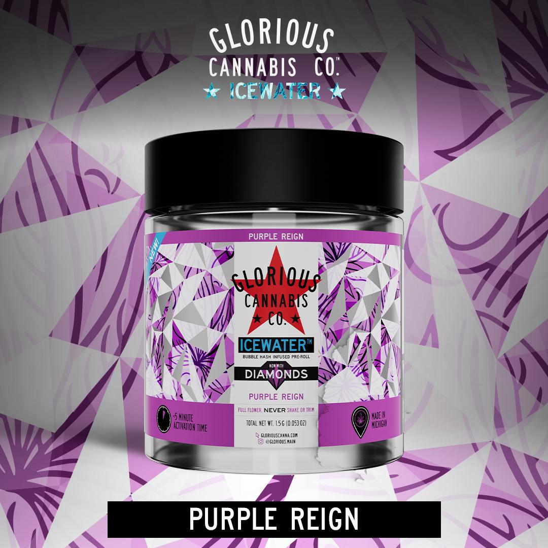 Purple Reign | Ice Water Infused Minis | 0.5g each | 3pk