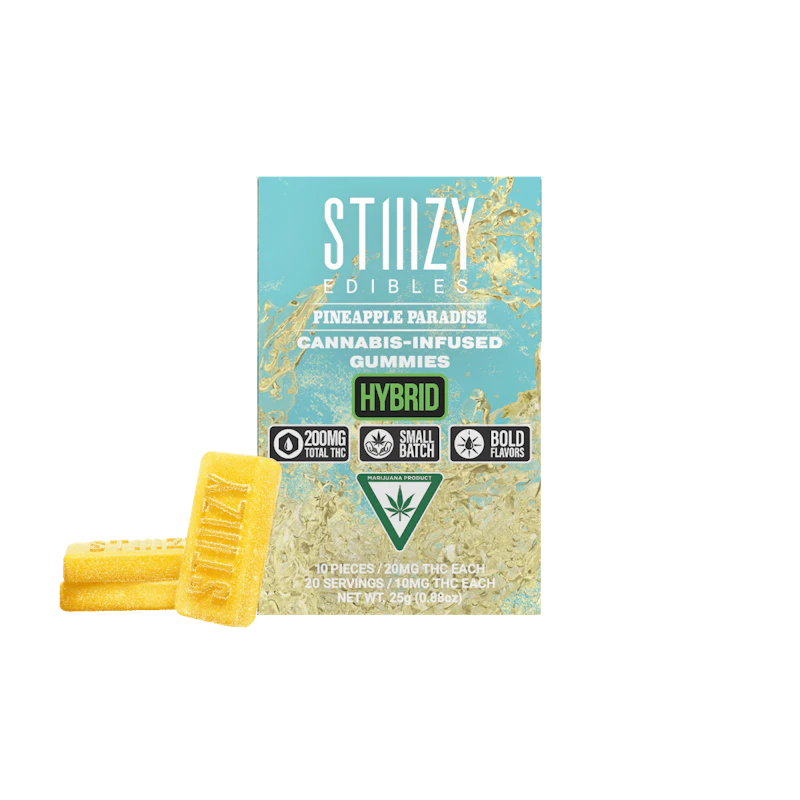 STIIIZY - PINEAPPLE PARADISE - Gummies 200mg THC Edible, Edibles