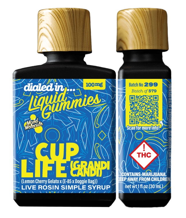 Cup Life (Grandi Candi) | Liquid Gummies | 1 bottle, 10 doses | 100mg ...