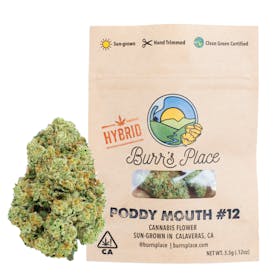Burr’s Place | Poddy Mouth #12 - 3.5g Bag (Hybrid)