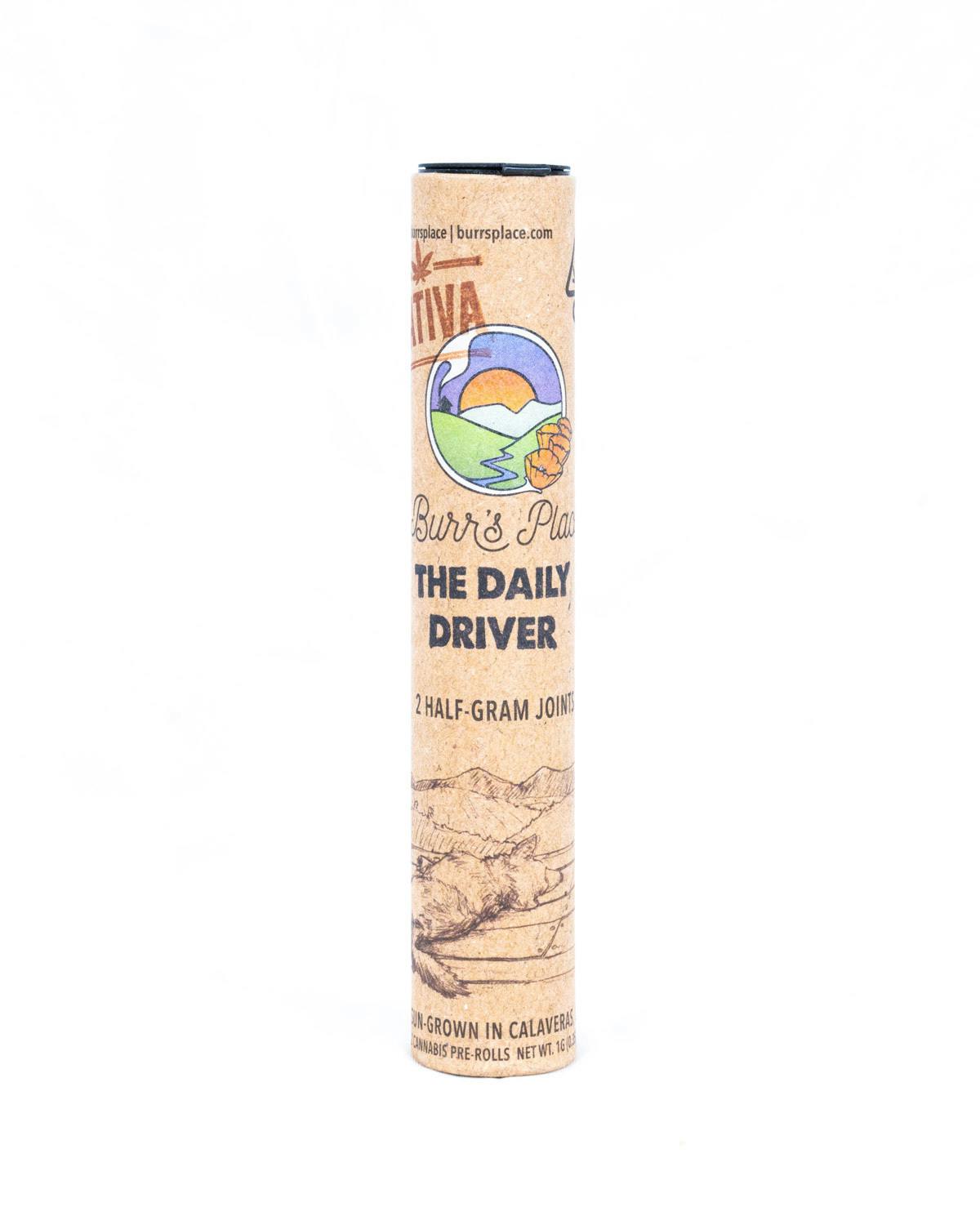Burr’s Place | The Daily Driver - 2pk (1g) Sativa Blend Pre-Roll Doob-Toob