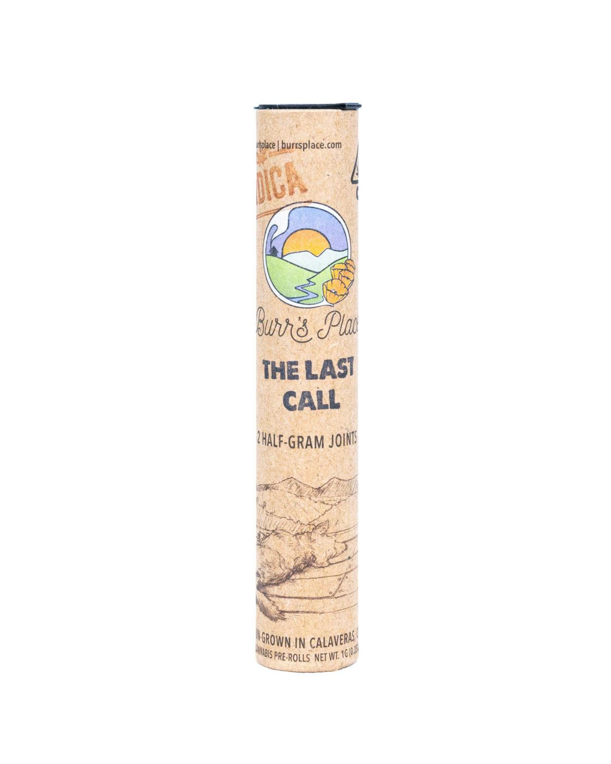 Burr’s Place | The Last Call - 2pk (1g) Indica Blend Pre-Roll Doob-Toob