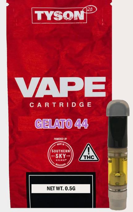 Tyson Gelato 44 Vape Cart - 0.5g