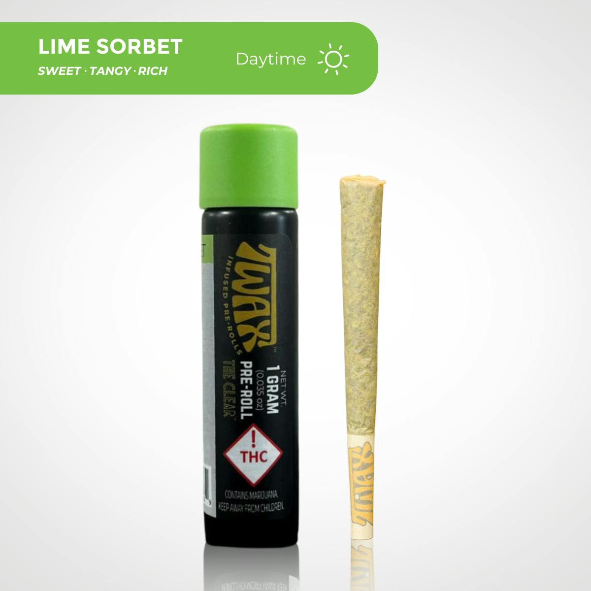 TWAX Infused Pre-roll 1.25g | Lime Sorbet