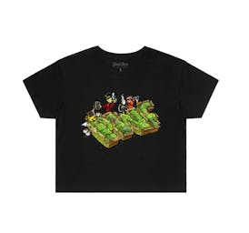 Jungle Boys Clothing | PWF Boxes Tee Cropped - Large (Black)