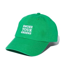 Jungle Boys Clothing | Smoke Your Greens Dad Cap (Green/White)