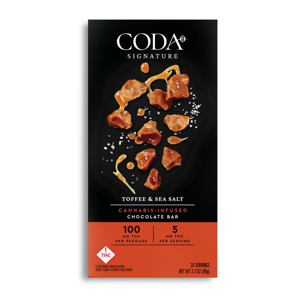 Toffee & Sea Salt Chocolate | 100mg THC