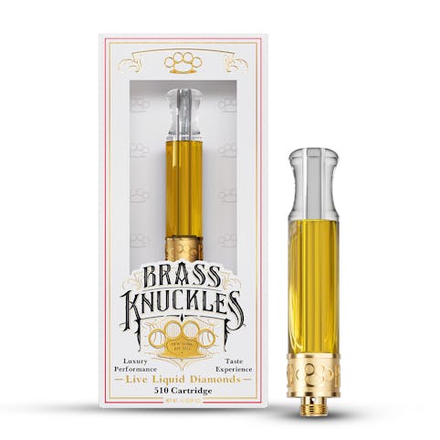 Brass Knuckles - Gas Face Live Liquid Diamonds 510 Cartridge [1g]