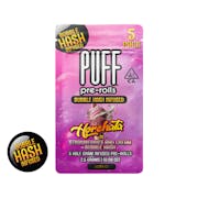 PUFF | Horchata x Strawberries and Cream | Bubble Hash Infused Preroll 5pk | 2.5g ​ ​