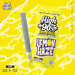 HIGH 90s - High 90s Lemon Haze 1.5g High Roller Pre-Roll