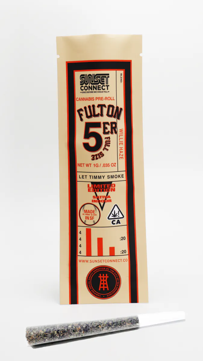 Sunset Connect - Fulton 5'er Willie Haze Pre-Roll Main Image
