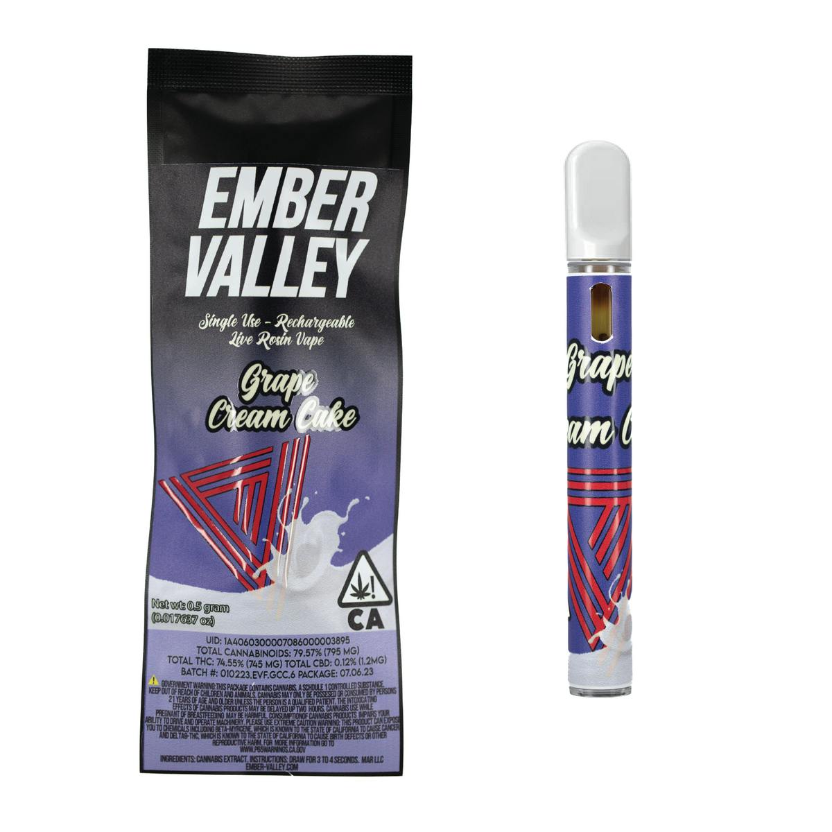 Berry Jane Live Rosin Disposable .5G
