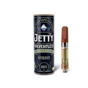 Jetty - Solventless Rosin - Grapes & Cream H - Vape Cart - 1.0g