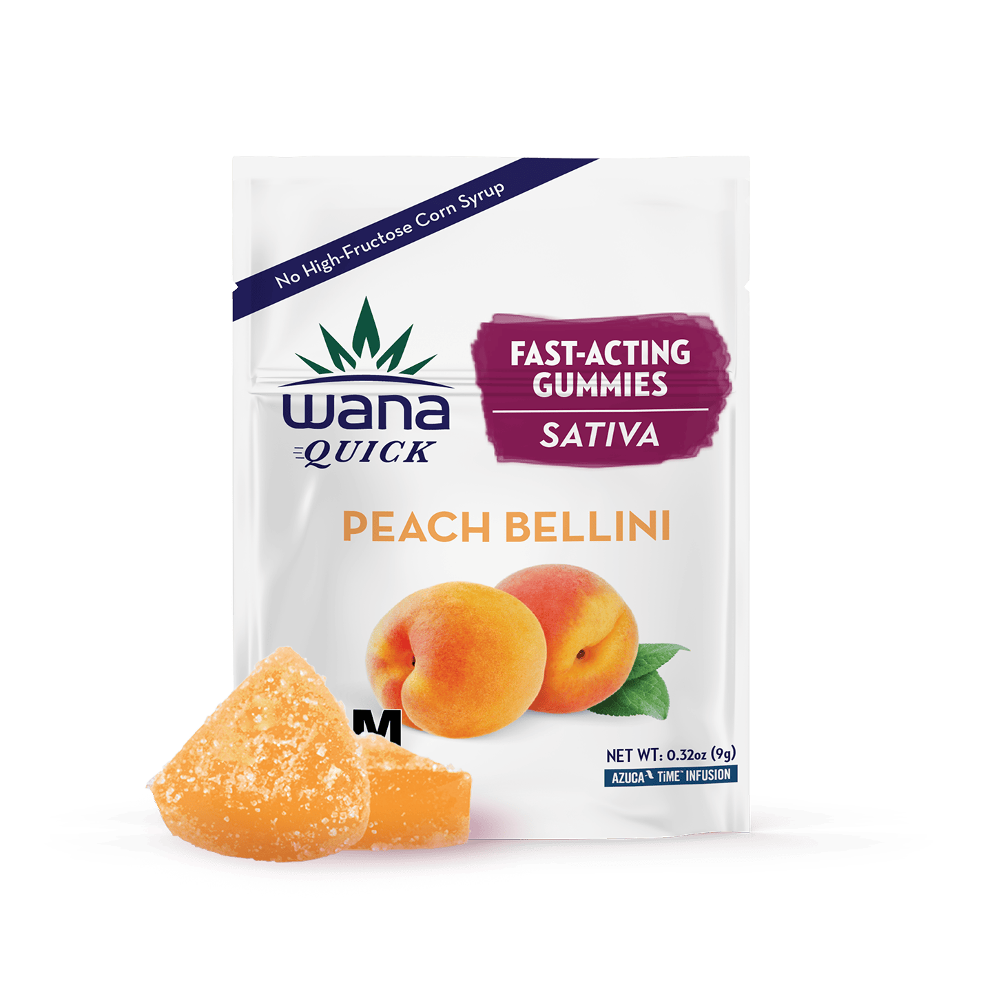 Peach Bellini - Sativa [2 pack] by Wana Edibles