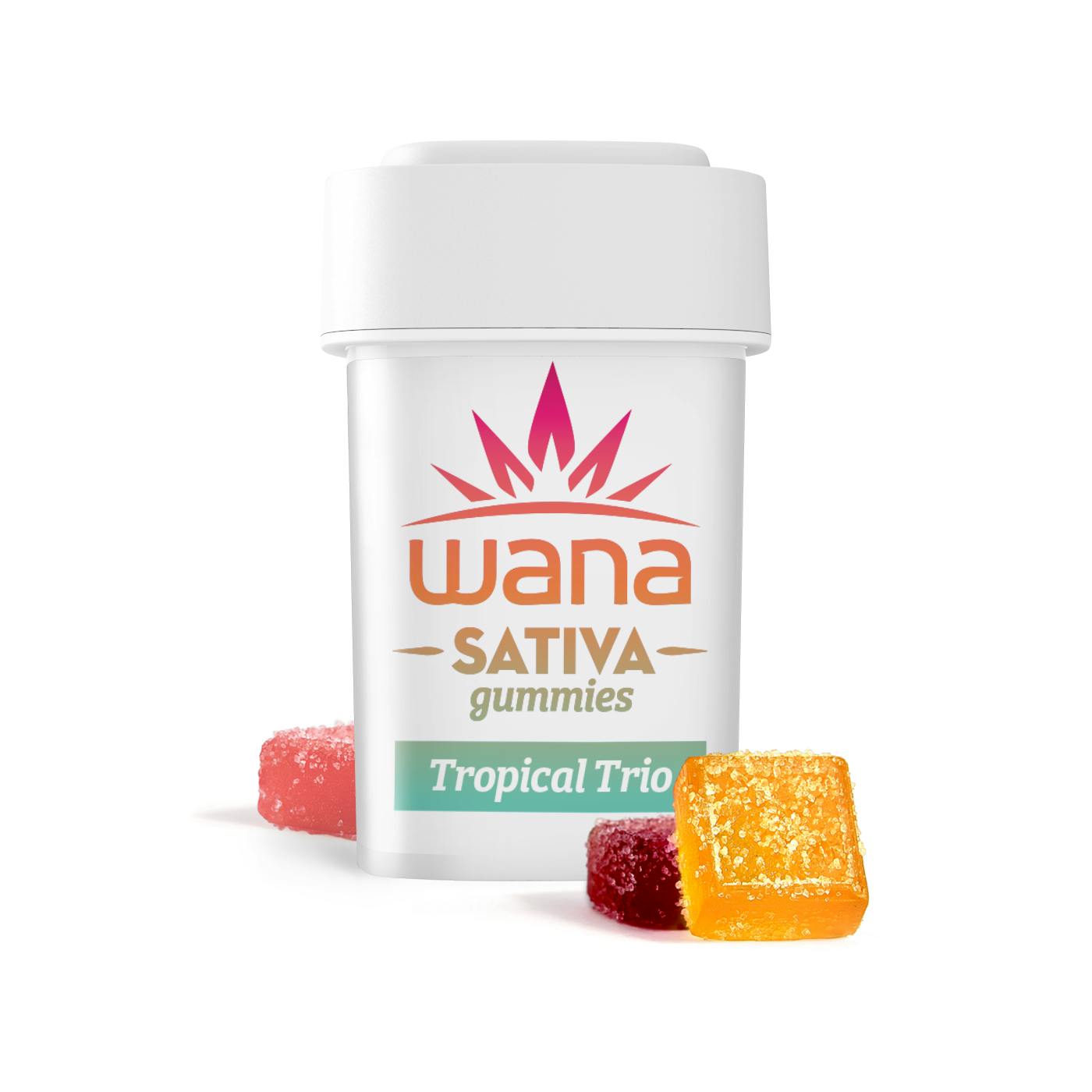 Assorted Flavors - Tropical Trio - Sativa [20 pack] by Wana Edibles