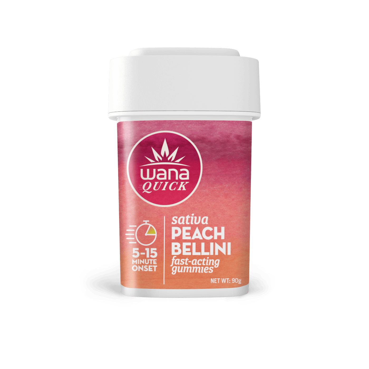 Peach Bellini - Sativa [10 Pack] (IL) by Wana Edibles