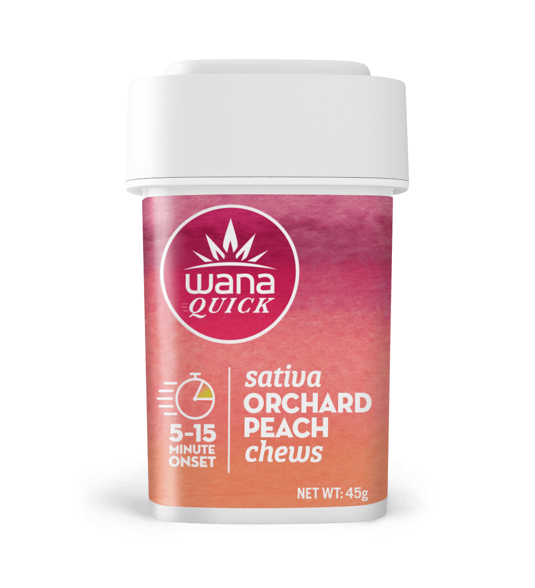 Orchard Peach - Sativa [10 pack] - MD by Wana Edibles