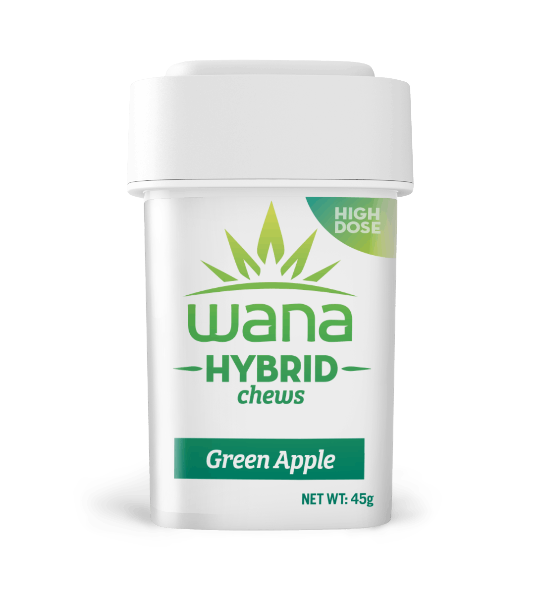 Green Apple Hybrid (Medical High Dose)[10 pack] Wana Edibles