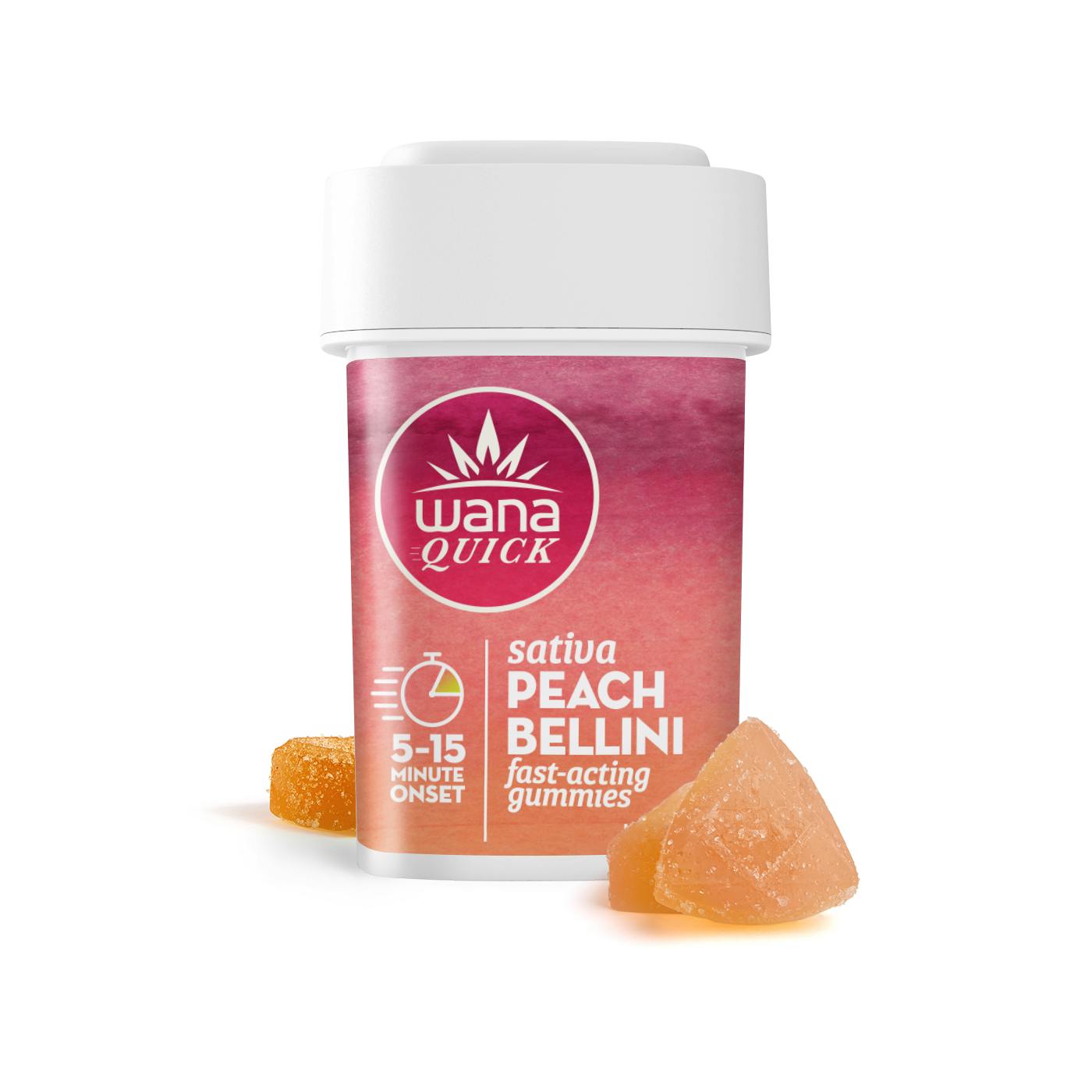 Peach Bellini - Sativa [10 pack] by Wana Edibles