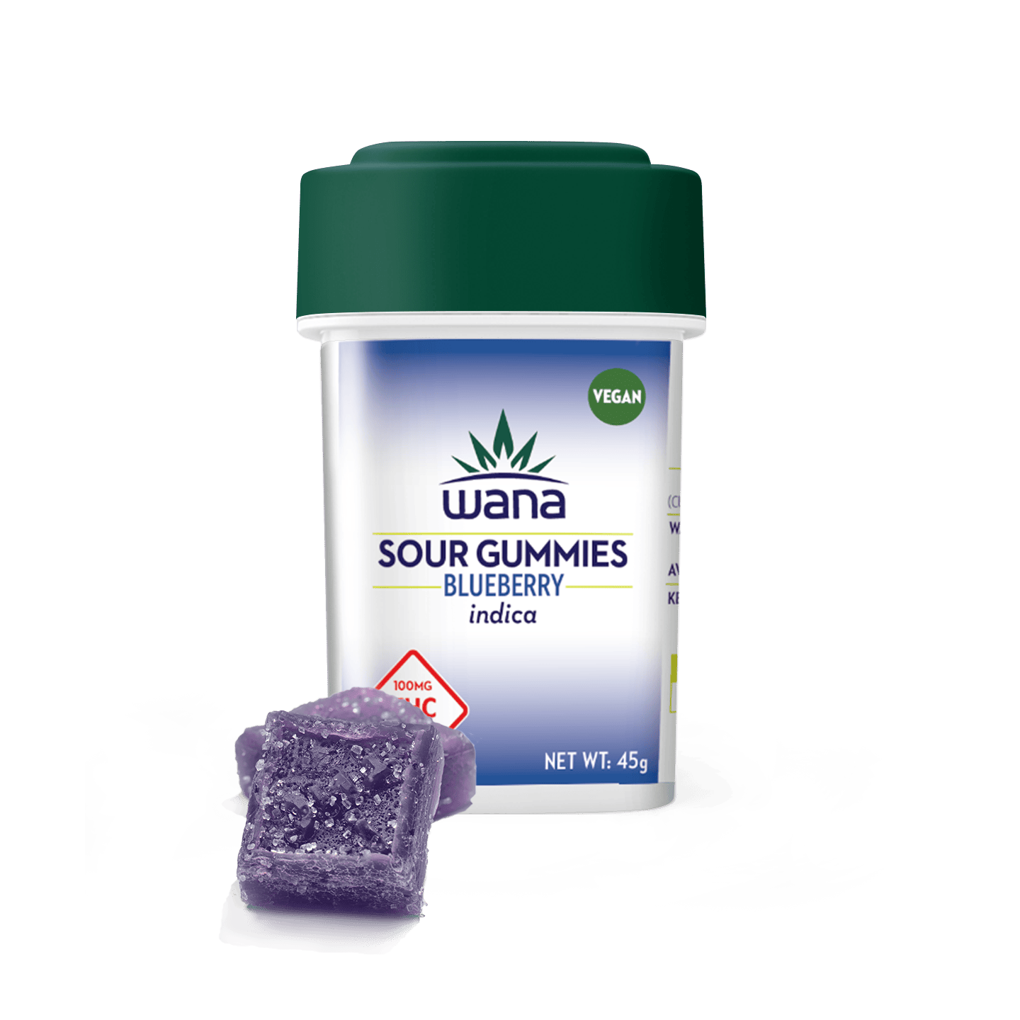 Blueberry - Indica [10 pack] - MO by Wana Edibles