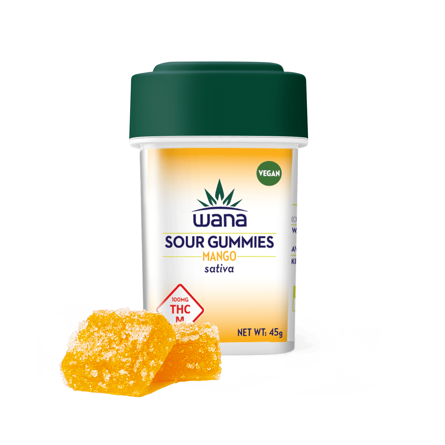 Mango - Sativa [10 pack] - MO by Wana Edibles