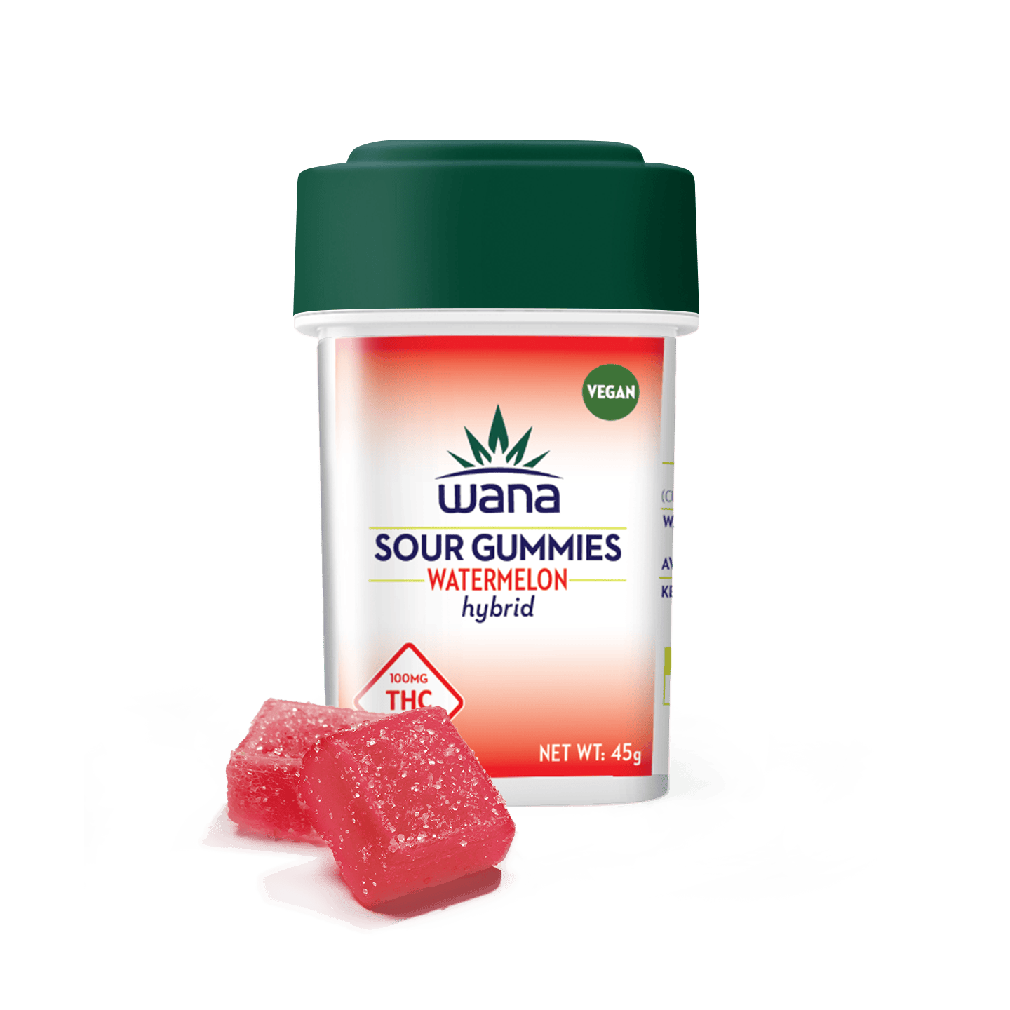 Watermelon - Hybrid [10 pack] - MO by Wana Edibles