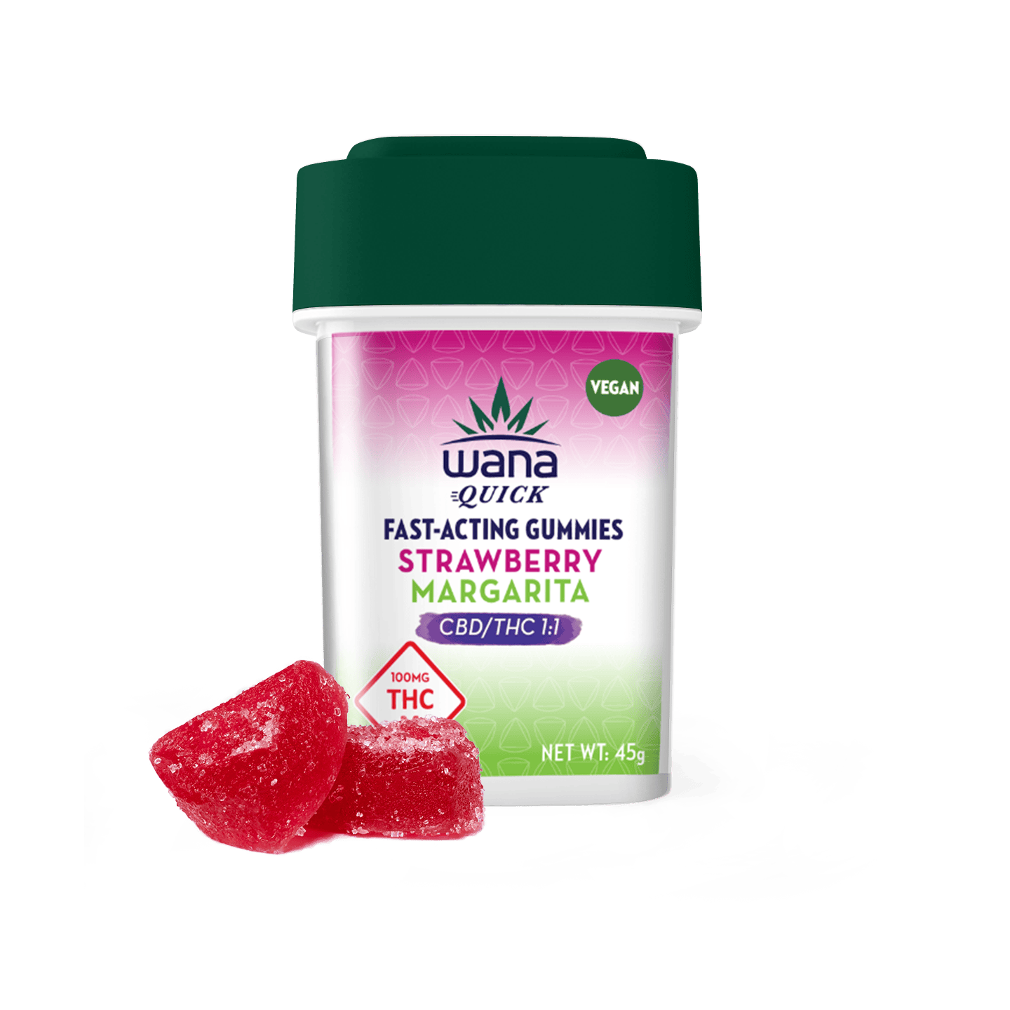 Strawberry Margarita 1:1 [10 pack] by Wana Edibles