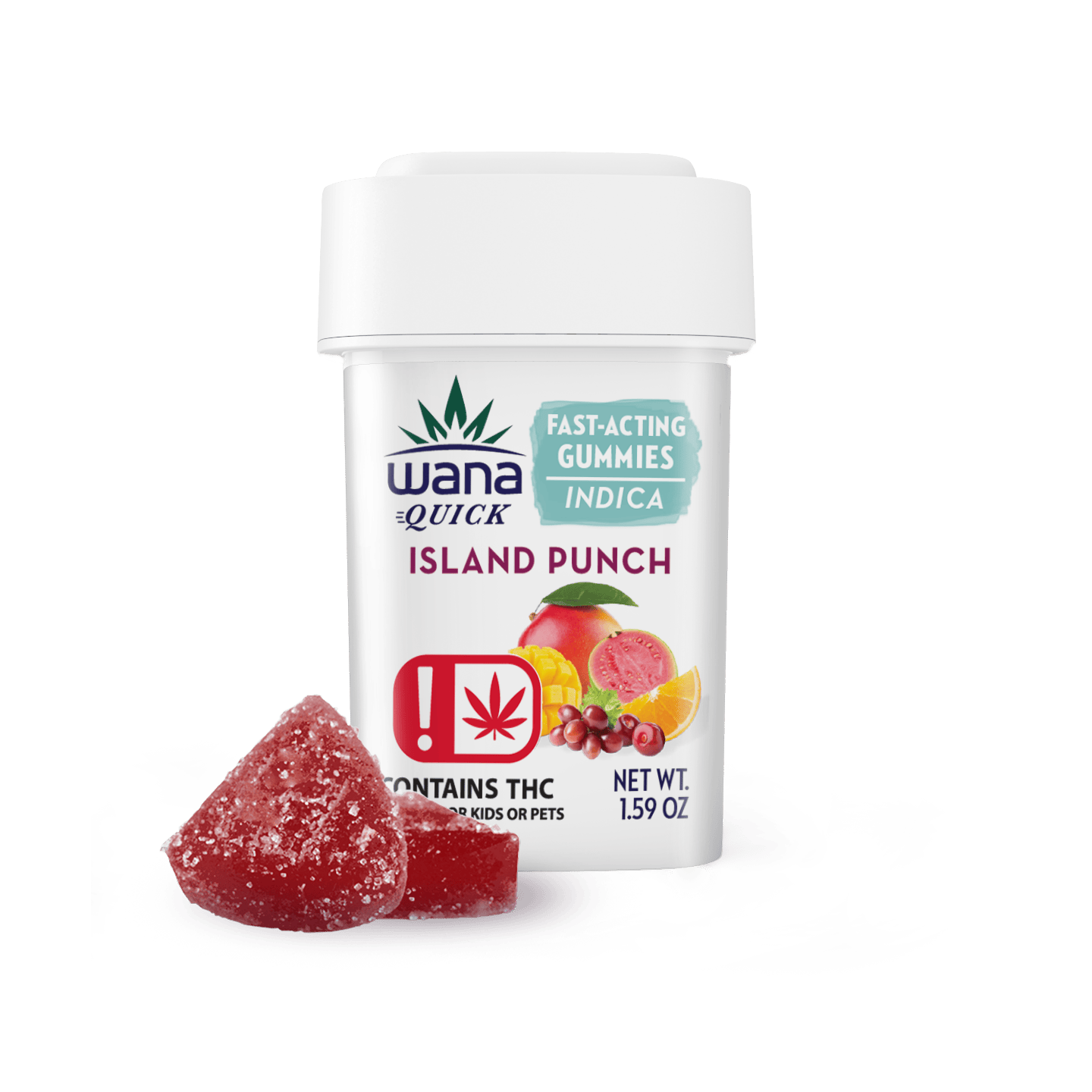 Island Punch - Indica [10 pack] by Wana Edibles