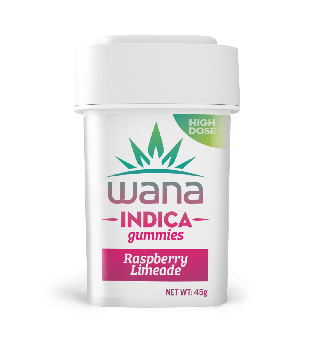 Raspberry Limeade - Indica (High-Dose)[20 pack] - Wana Edibles