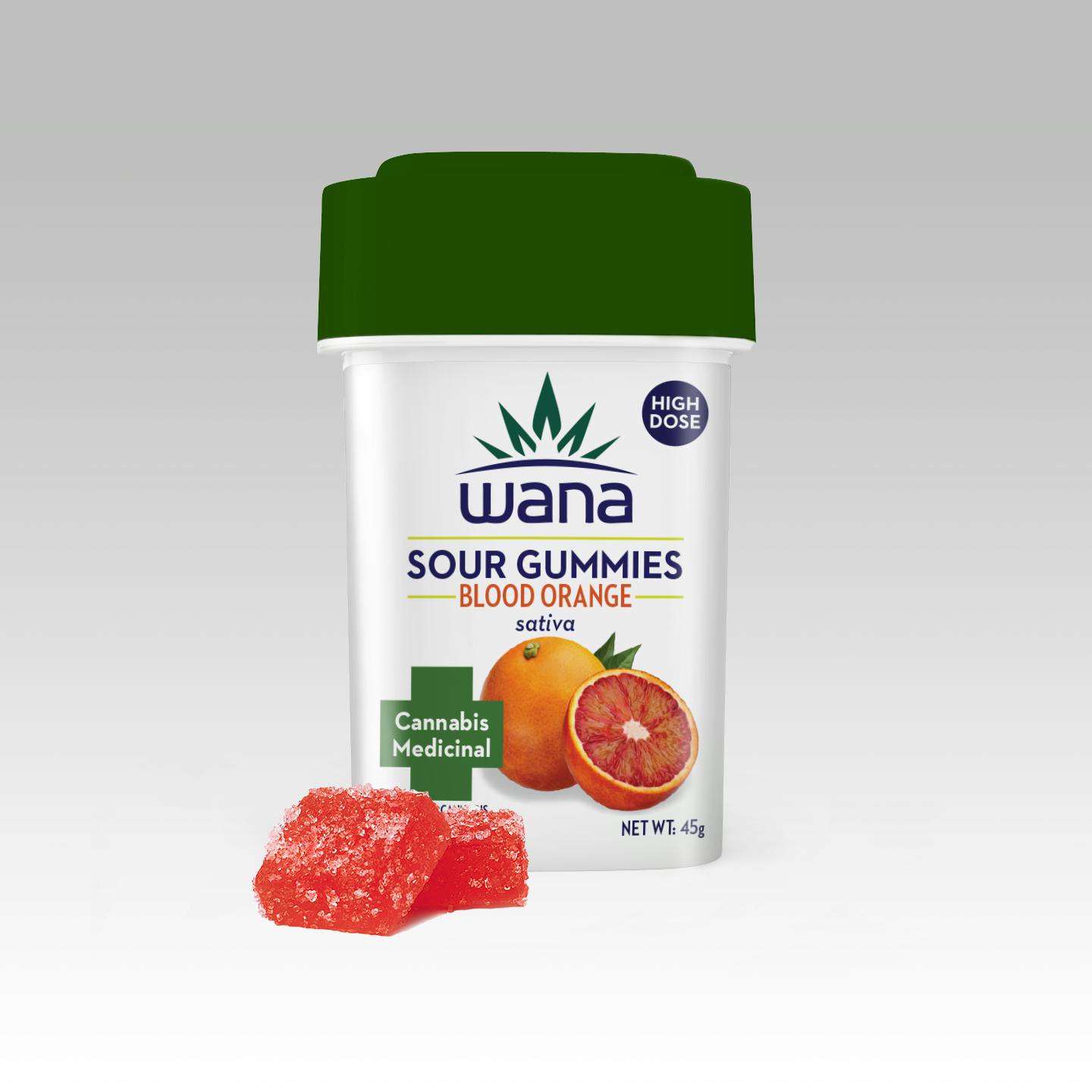 Blood Orange - Sativa (High-Dose)[10 pack] by Wana Edibles