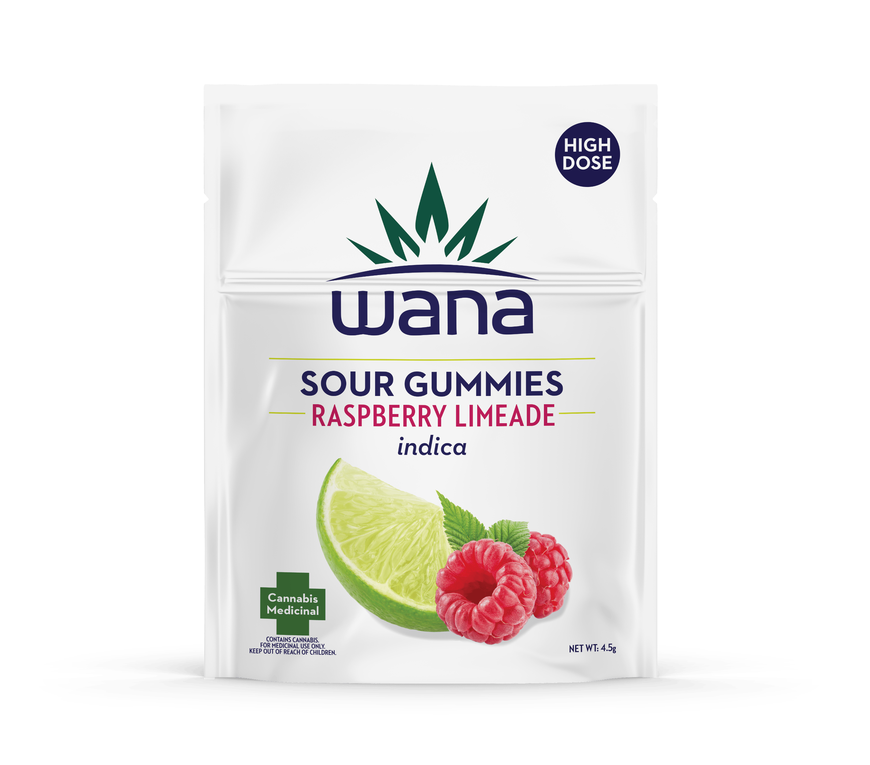 Raspberry Limeade - Indica (High-Dose)[1 pack]