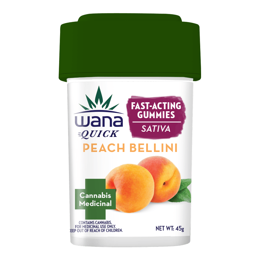 Peach Bellini - Sativa [10 pack] by Wana Edibles