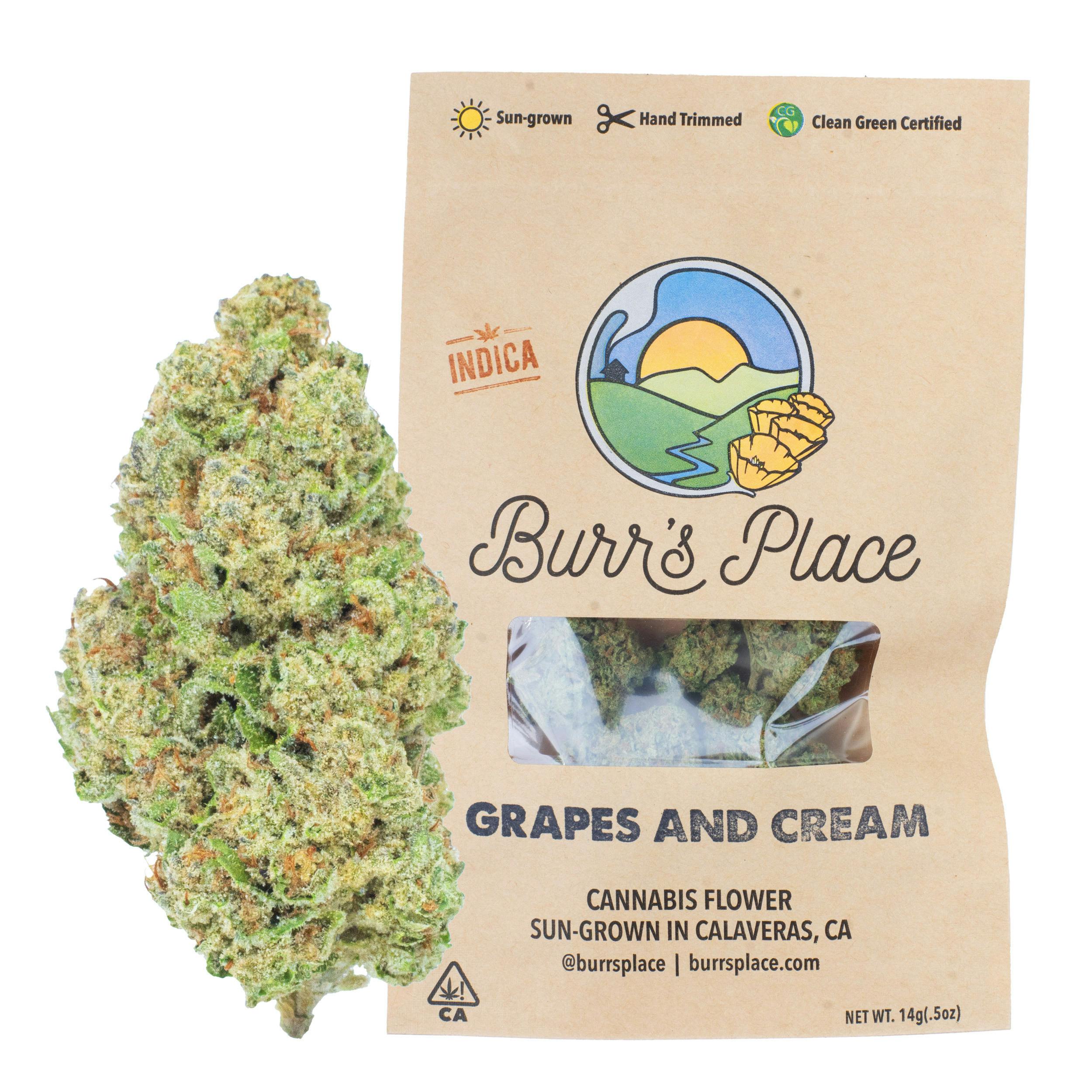 Burr's Place — Grapes and Cream