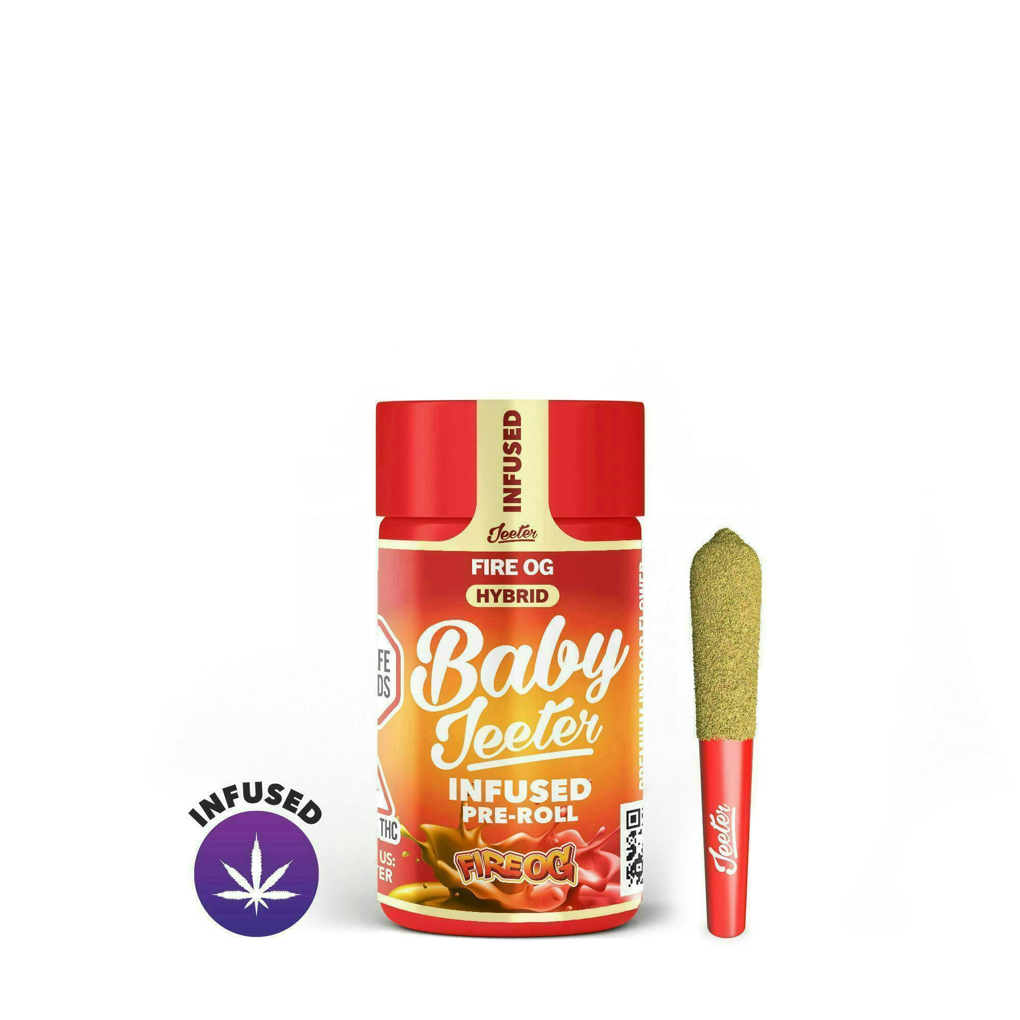 Jeeter | Fire OG | Baby Infused Minis | 0.5g each | 5pk