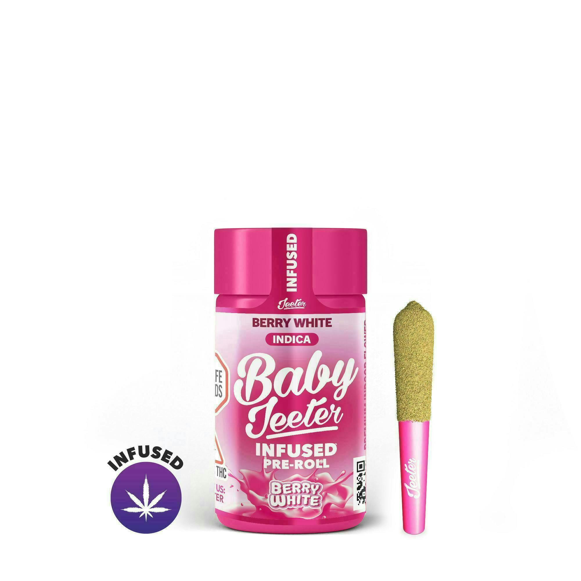 Jeeter | Berry White | Baby Infused Minis | 0.5g each | 5pk