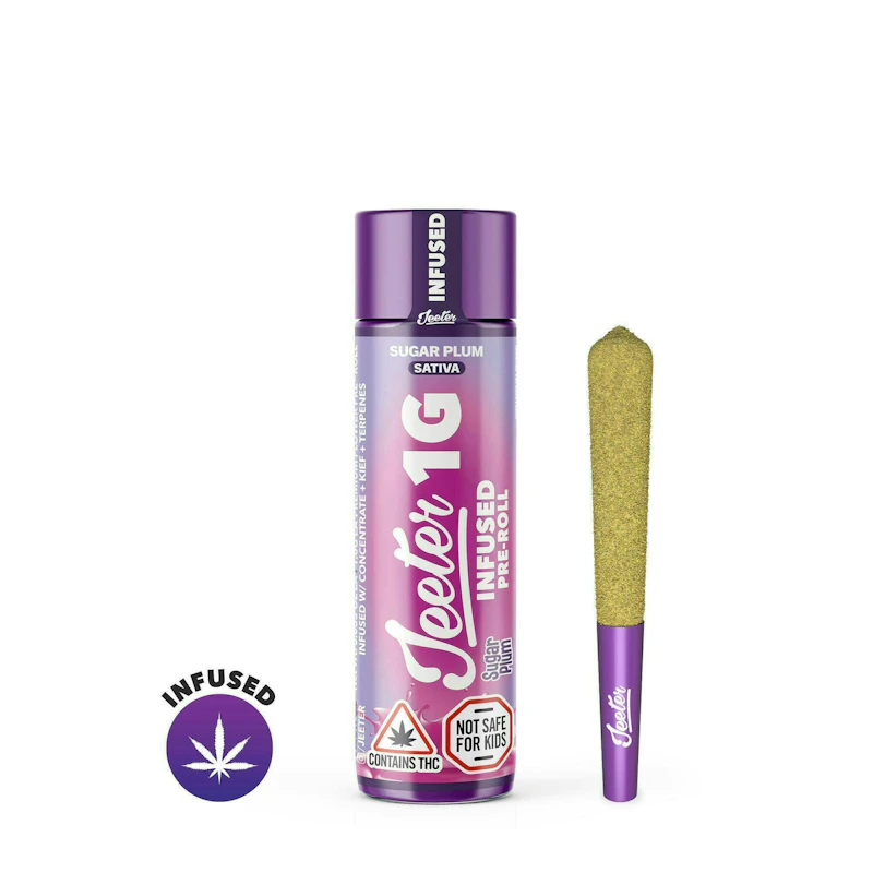 Jeeter Sugar Plum · Infused Joint · 1g, Infused Pre-Rolls