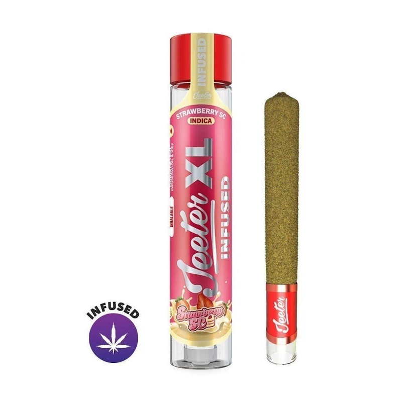 Jeeter Strawberry SC · XL Infused Joint · 2g, Infused Pre-Rolls