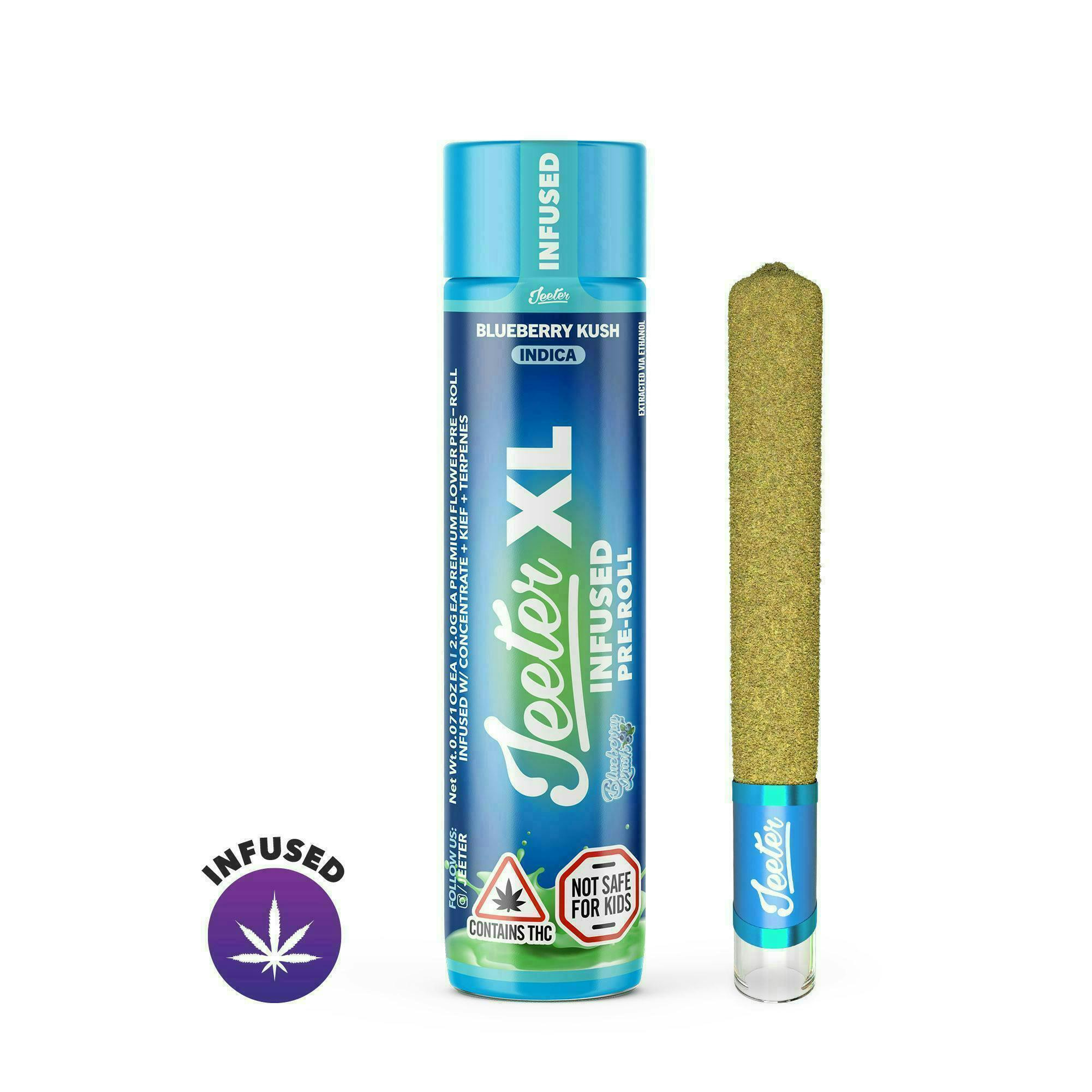 Jeeter | Blueberry Kush | XL Infused Joint | 2g