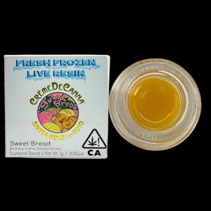 Crème De Canna - Creme De Canna - Sweet Bread Fresh Frozen Live Resin - Diamond Sauce 1g