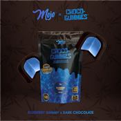Mojo | ChocoGummies | Dark Chocolate Blueberry | THC Gummies | 200mg