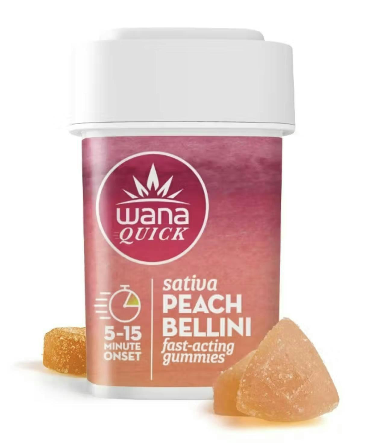 Peach Bellini - Sativa [10 pack] (NY) by Wana Edibles