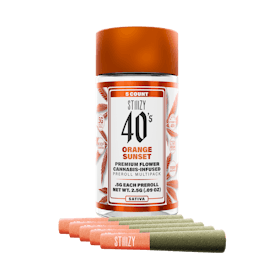 - ORANGE SUNSET - .5G 40's Infused Preroll 5 Pack