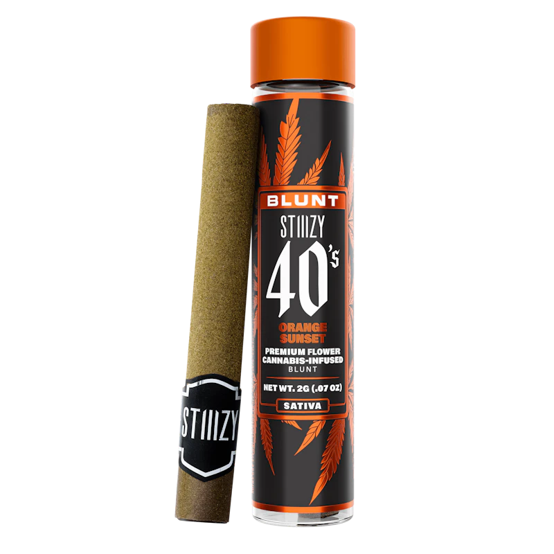 STIIIZY - ORANGE SUNSET - 2G 40's Infused Blunt, Infused Pre-Rolls