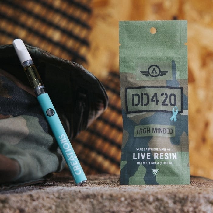 DD420 - 1g - Live Resin Cartridge by High Minded