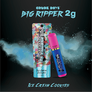 Crude Boys Concentrates - Crude Boys - 2g Big Ripper - All In One - Ice Cream Cookies (Indica)