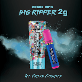 NEW 2g Big Ripper - All In One - Ice Cream Cookies (Indica)