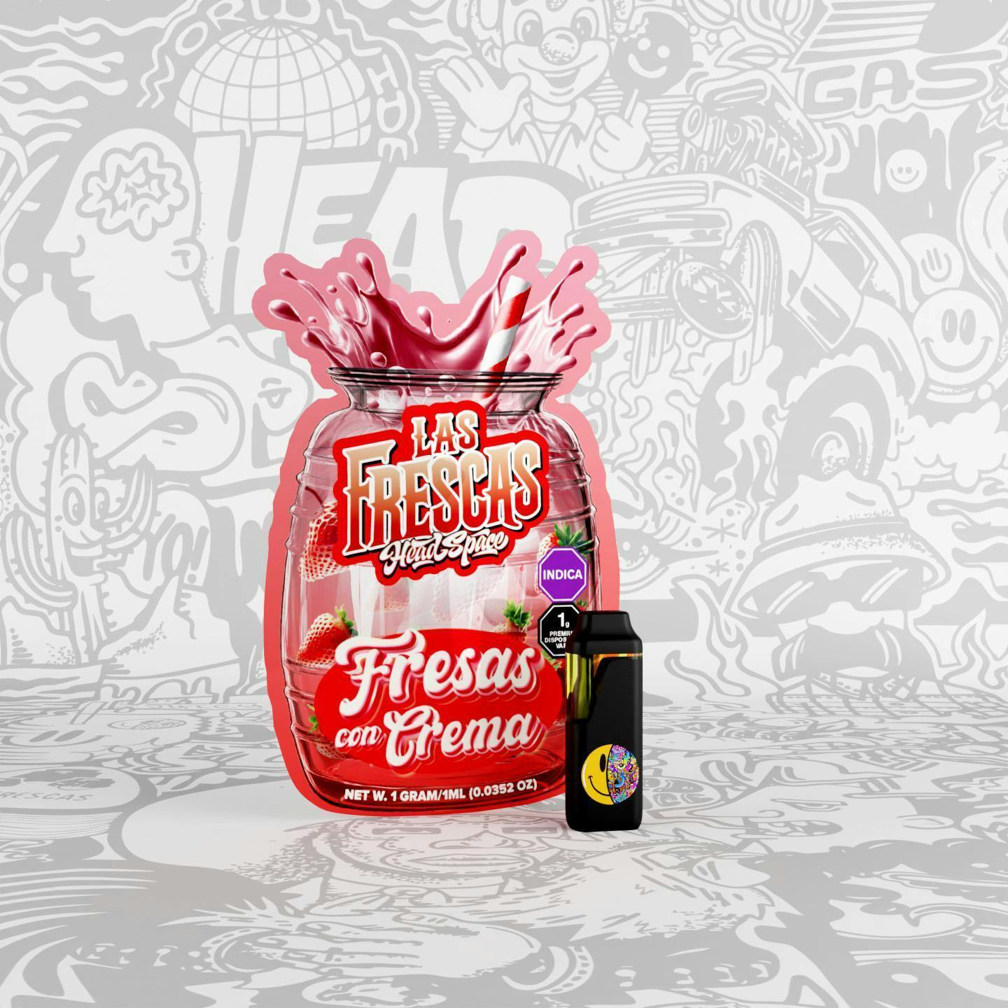 Las Frescas Fresas Con Crema