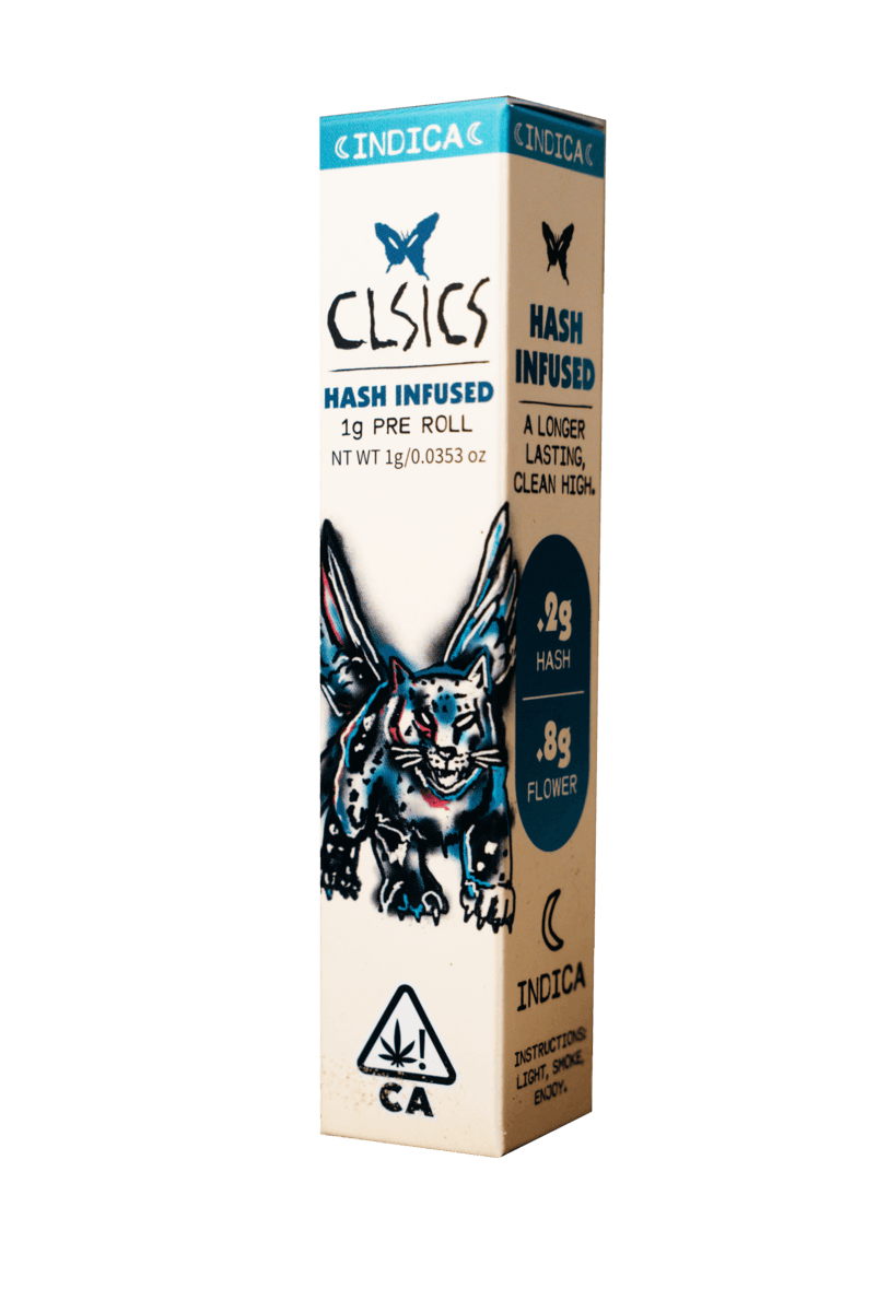 Ghost Vapor - 1g Hash Infused Pre Roll - CLSICS Rosin & Rosin Infused ...